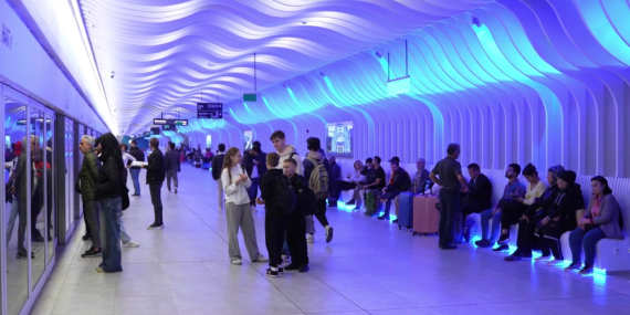 Havalimanı metrosunda günlük yolcu rekoru