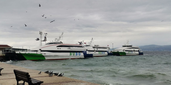 Olumsuz hava deniz ulaşımını vurdu: BUDO ve İDO seferleri iptal