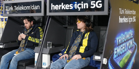 Türk Telekom 5G ile dünyada bir ilk! Engelsiz tribün uygulaması başladı