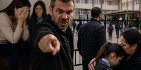 Gözü Dönmüş Baba Okulu Bastı: “Hem Eş Hem Çocuk Katili Olacağım”