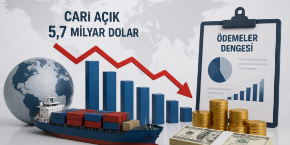 Cari Açık Nisanda 5,7 Milyar Dolar Oldu